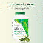 Youngevity Ultimate Gluco-Gel -for Tendons, Bones & Cartilage | Contains Glucosamine, Gelatin & Manganese | 240 Capsules | 2 Bottles