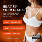Bellaburn - Belly Fat Burner for Women, Appetite Suppressant for Weight Loss, Metabolism Booster, Thermogenic Fat Burners, Diet Pills that Work Fast, Weight Loss Pills, USA Made, 3rd Party-Tested