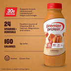 Premier Protein Shake, Caramel, 30g Protein, No Added Sugar, 24 Vitamins & Minerals to Support Immune Health, 11.5 fl oz, 12 Pack (Packaging May Vary)