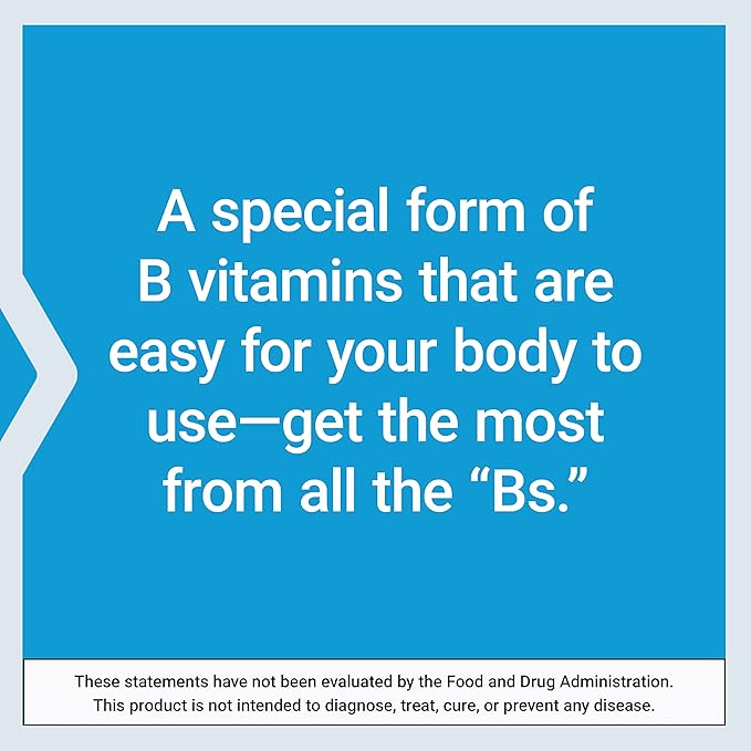 Life Extension BioActive Complete B-Complex, Heart, Brain and Nerve Support, Healthy Energy, Metabolism, Complete B Complex, 60 Vegetarian Capsules