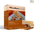 BestMed - High Protein Nutrition Bar - Low-Carb, 15g Protein, Low Sugar, Low Calorie, Meal Replacement Bar (Cinnamon, 1 Box - 7 Count)