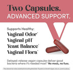 Renew Life Ultimate Flora Vaginal Probiotics for Women | 6 Billion CFU | 60 Delayed Release Vegan Capsules | Vaginal Health and pH Balance | Dairy, Soy and Gluten Free Supplement
