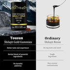 Shilajit Gummies | Alpha Gummies for Men | Lab Tested I No Added Sugar | Ashwagandha, Gokshura | Fulvic Acid & 85+ Trace Minerals for Men, Women | Non-GMO | 60 Gummy
