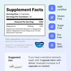 Spectrum 5 Magnesium Complex for Women & Men | Patented Aqua-Ionic® 5X Absorption Technology | 500mg Glycinate, Citrate, Malate + 72 Trace Minerals | Deep Sleep, Leg Cramp Relief & Calm | Non-Laxative