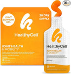 Healthycell Joint Health & Mobility Daily Liquid Supplement - Joint Support Supplement, Inflammation Response, Cartilage & Flexibility with Curcumin, Glucosamine & Chondroitin - 30 Gel Packs