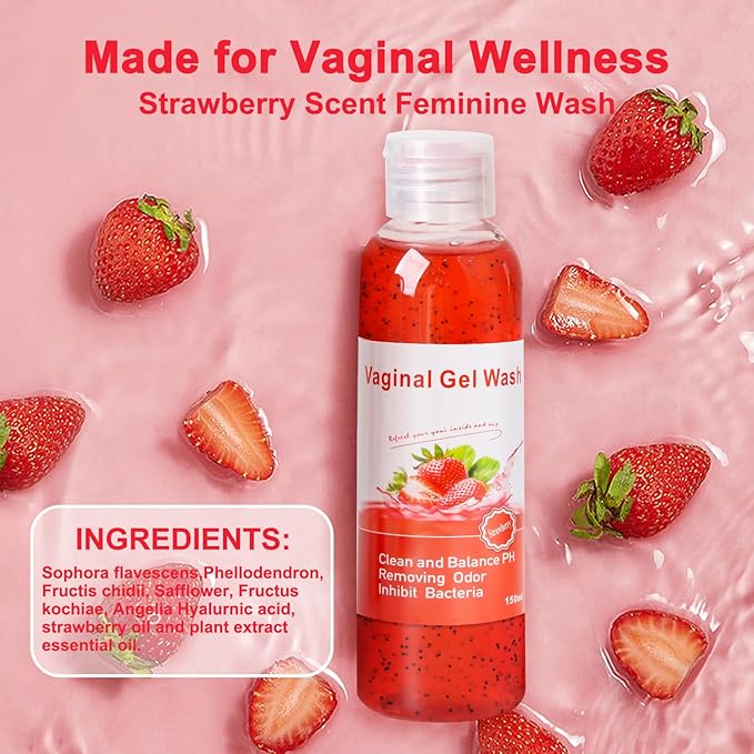 Feminine Wash & Yoni Oil & Yoni Soap Set for Women, Yoni Wash for Vaginal Ph Balance Remove Odor, 1 Fl.Oz Moisturizing Feminine Oil & 5.07 Fl.Oz Body Wash & 3.53 Oz Soap Bar