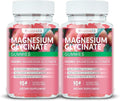 Magnesium Glycinate Gummies 1000mg, High Absorption Sugar Free Magnesium Potassium Supplement for Relaxation, Stress Relief, and Sleep Support for Adults & Kids - 180 Peach Gummies