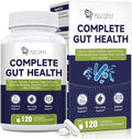 Probiotic Prebiotic, Postbiotic & Digestive Enzymes for Digestive Health, 80 Billion CFU Probiotics Complete Gut Support with Berberine, Cinnamon, L-Glutamine, for Men & Women, 120 Capsules