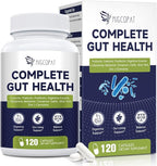Probiotic Prebiotic, Postbiotic & Digestive Enzymes for Digestive Health, 80 Billion CFU Probiotics Complete Gut Support with Berberine, Cinnamon, L-Glutamine, for Men & Women, 120 Capsules