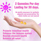 Women Probiotics Gummies, 60 Vegan Sugar-Free Hawaiian Pineapple Gummies with Slippery Elm Cranberry Lactobacillus Blend, 4-in-1 Feminine pH Balance Gut Immune Vaginal Health