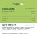 WagWell Ahiflower Omega Chews for Dogs | Vet-Formulated Health Supplement for Joints, Skin, Coat | Plant-Based Omega 3-6-9 | for Dogs of All Ages & Sizes, All Natural, Made in USA | 60 Chews
