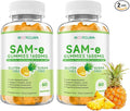 SAM-e L-Tyrosine Gummies with NAC, CoQ10 & Vitamin B Complex, 1600mg SAM-e, 1500mg L-Tyrosine Supplement for Energy, Cellular Antioxidant Support, Emotional Well-Being Support, 120 Count