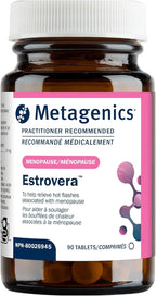 Metagenics HerWellness Estrovera - Hormone-Free Plant-Based Supplement - Supports Menopause & Perimenopause Relief - Hot Flashes, Night Sweats, Multi-Symptom Support - Vegetarian, Non-GMO - 90 Tablets