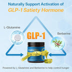 Curaslim GLP-1 Weight Loss Support: Natural GLP-1 Pathway Activation - Appetite Suppressant, Energy & Metabolism Booster - 10-in-1 Expert-Formulated, Berberine, 5HTP, Chromium, Saffron, 60 Servings