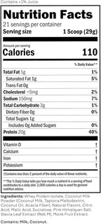 Oath Nutrition Clear Whey Isolate Protein Powder, Frosty Lemonade, 20g Complete Protein per Serving, No Added Sugar, Grass-Fed, 21 Servings