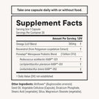 Daily Nouri Menopause Probiotics for Women | Hormonal Balance, Hot Flashes, Night Sweats & Gut Health | 3 Clinically Studied Strains + Resveratrol & Omega | 30-Day Supply