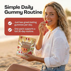Daily Tanning Gummies – Natural Sunless Tanning for Women with Astaxanthin, Lycopene & Beta Carotene – Antioxidant Rich, Boosts Melanin – Watermelon Flavor – 60 Chewables