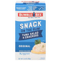 Bumble Bee Snack On The Run! Protein Snack Pack - 8g Protein per Box - Original Tuna Salad with Crackers Kit - Ready to Eat Easy-Open Can - Wild Caught MSC-Certified Tuna (Pack of 1)