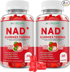 1500MG Core Collagen Supplements with N AD+ for Women & Men, Trans-Resveratrol, CoQ10, Nicotinamide Riboside Hydrogen Malate, for Healthy Aging & Antioxidant Support, 120 Gummies