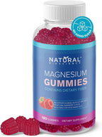 Sugar-Free Magnesium Gummies for Adults - High Potency Magnesium Supplement, High Absorption Chewable Magnesium, Vegan Anti-Stress Gummies, Magnesium for Sleep & Relaxation, 180 Gummies