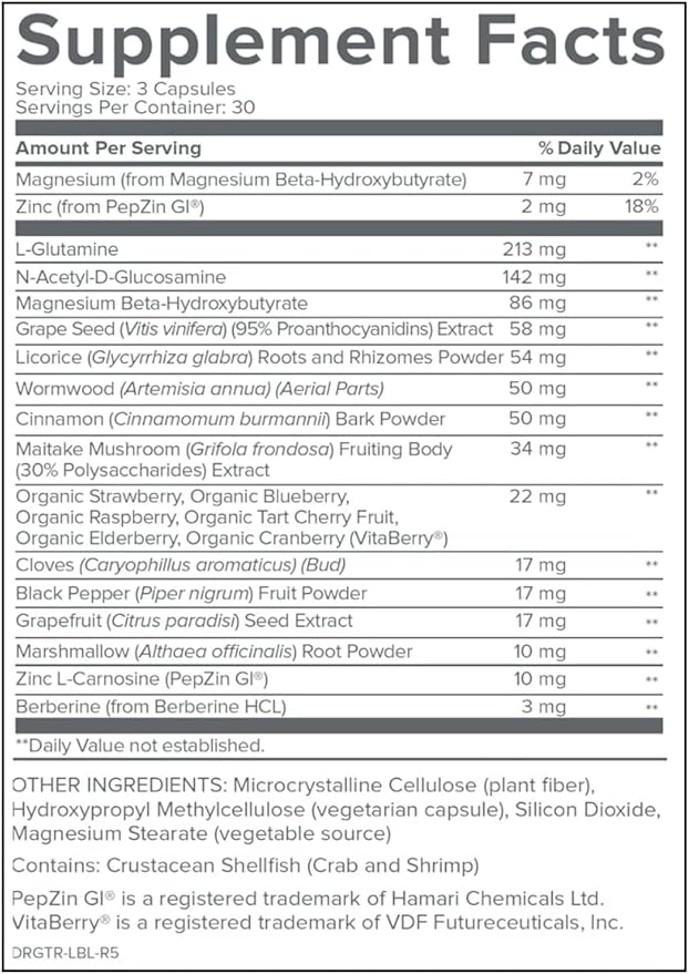 Gundry MD Total Restore Gut Lining Support, Digestive Supplement for Gastrointestinal Wellness, Gut Health Supplement, Gut Health for Women and Men, 90 Capsules (3)