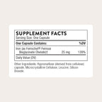 THORNE - Iron Bisglycinate - 25 mg Iron Supplement for Enhanced Absorption Without Gastrointestinal Side Effects* - NSF Certified for Sport - Gluten-Free - 60 Servings