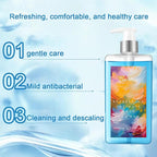 Refresh Gentle Intimate Wash for Men, Daily Cleanser with Lactic Acid & Menthol, pH Balanced for Sensitive Skin, Blue, 10.14 fl oz