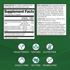 Garlique Garlic Extract Supplement, Healthy Blood Sugar Formula, Blood Sugar Support, 6000 mcg allicin, Odorless & Vegan, 60 Caplets
