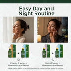 Tree of Life Beauty Facial Skin Care Set, Brightening, Firming & Hydrating Face Serums for Sensitive Skin - Niacinamide, Vitamin C, Retinol & Hyaluronic Acid, Dermatologist Tested, 1 Fl Oz (Pack of 4)