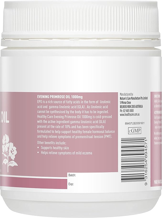 Healthy Care Evening Primrose Oil 1000mg 200 Capsules