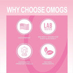 OMOGS Collagen Peptides Capsule，Naturally Sourced Hydrolyzed Collagen with prebiotic & Cranberry Extract - Hair, Skin, Nail, Joint, Digestive Health & Immune Support, Non-GMO, 100 Capsule