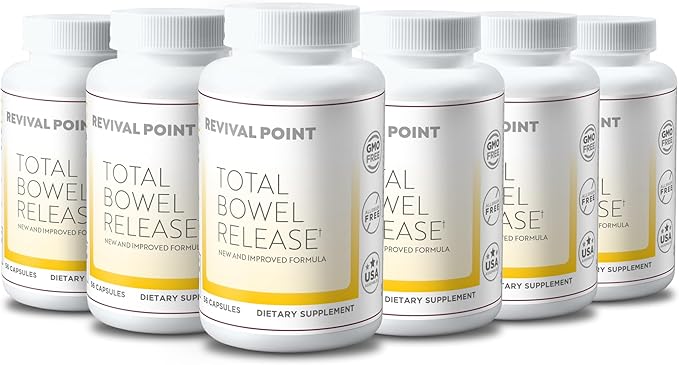 Total Bowel Release - Bloating Relief for Women & Men - 6 Bottles
