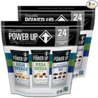Gourmet Nut Power Up Trail Mix, 2 Pack of 36 Ounce Bags - 100% Natural, Mega Omega Blend, High Energy Snack Assorted - 48 Count Individually Wrapped Packs