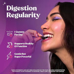 Fungiments Super Prune - Mushroom Supplement - Turkey Tail Mushrooms, Fiber, Rhubarb, Prunes, Ginger, Chamomile - Debloating, Constipation Relief (30 Mushroom Gummies)