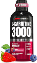 ProSupps L-Carnitine Liquid 3000, Stimulant-Free Liquid Shots for Men & Women - Clean Workout Drink for Energy, Performance & Muscle Recovery - No Sugar, No Carbs - 31 Servings, Berry