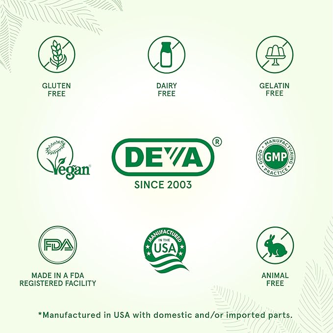 DEVA Vegan Vitamins Prenatal Multivitamin & Mineral - One Daily - 90 Vegetarian Tablets - Pack of 2