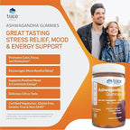 Trace Minerals Ashwagandha - Ashwagandha Gummies for Supporting A Healthy Mindset - Calming Supplement - Better Sleep - Immune System & Energy Support - Passion Fruit Orange - 60 Count (30 Servings)