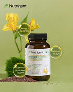 Organic Evening Primrose Oil Supplement, 940 mg 100% Pure with 10% GLA, High Absorption Liquid Organic Capsules, Promotes Women's Health & Skin Health, Cold Pressed, 60 Count