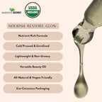 Mayan’s Secret Virgin Organic Baobab Oil Cold Pressed Unrefined for Skin Hair and Massage 4 fl oz
