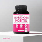 Myo-Inositol & D-Chiro Inositol Supplement For Women (360 Capsules, 2050mg Per Serving Ideal 40:1 Ratio Myo Inositol) Hormone Balance for Women - Third Party Tested, Vegan Safe & USA Made - 360 Count