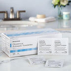 McKesson Obstetrical Antiseptic Towelettes Wipes, Sterile, Individual Packet, Clean Scent, 100 Count, 1 Pack