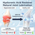 Hyaluronic Acid for Dogs – Liquid Joint Supplement for Dogs Supporting Mobility, Cartilage & Flexibility – Dog Joint Supplement for Joints, Skin, Coat & Eye Hydration – Pure, High-Molecular HA Drops