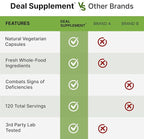 Nature’s Fruits & Veggies Supplement, 240 Veggie Capsules – 80 Whole Food Superfoods for Daily Balance – 40 Fruits with 40 Vegetables and Greens – Non-GMO, Gluten Free