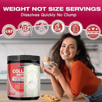 DRFOSTER Multi Collagen Peptides Powder with Probiotics - Type I II III V X Hydrolyzed Collagen Peptides with Multivitamins, Hyaluronic Acid & Biotin - Support Skin Hair Nail Joints & Gut, 35 Servings