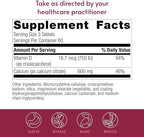 Bariatric Advantage Non Chewable Calcium Citrate 600 mg Calcium - for Bariatric Surgery Patients - Vitamin D3 - Mineral Supplements - 180 Tablets