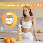 Womb Gummies for Hormone Balance & Ovary and Uterus Cleanse & Menstrual Cycle, Inositol Fertility PCOS Multivitamin Gummies for Women to Get Pregnant Fast, 60 Count Orange Flavor
