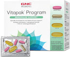 GNC Women’s Menopause Support Vitapak Program, Complete Nutrition 4 Products in 1, Hot Flash Support, Hormonal Balance, Black Cohosh, Evening Primrose Oil, 30 Daily Packs