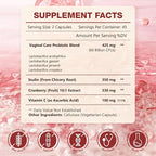 NATURE TARGET Vaginal Probiotics for Women, pH Balance for Women with Probiotic, Prebiotics, Cranberry & Vitamin C, Support Odor Control, Flora Balance, Urinary & Digestive Health, 90 Vegan Capsules