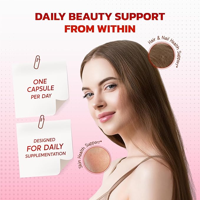 Collagen Biotin Resveratrol Saw Palmetto - Skin, Joint Health Support