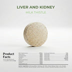 Milk Thistle for Dogs - 120 Chewable Tablets - Silymarin - Liver and Kidney Support with EPA & DHA - Detox - Liver Supplement for Dogs with Choline and L-Arginine (Milk Thistle Tablet)